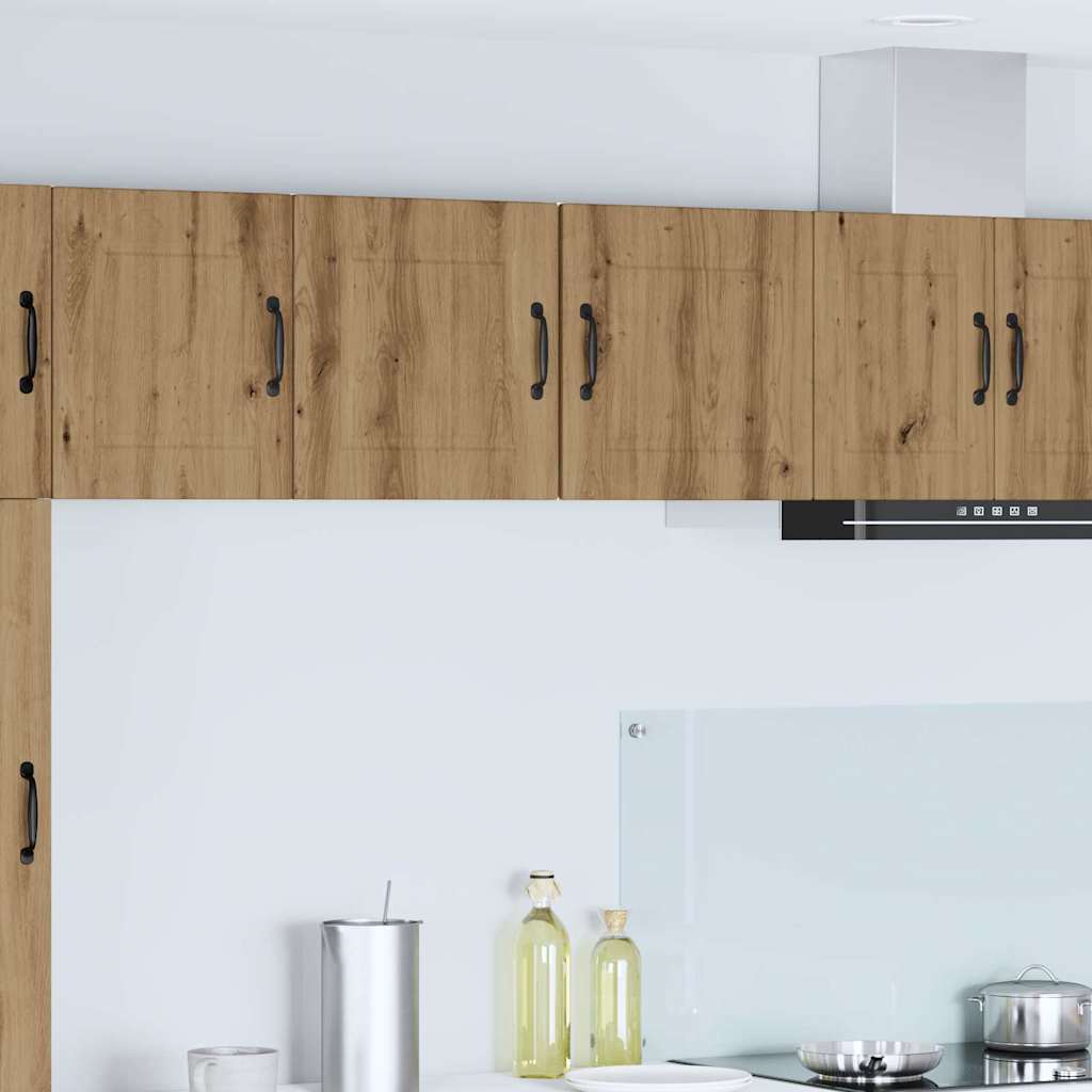 vidaXL Küchenwandschrank mit Regal 2 pcs Artisan-Eiche 40 x 31 x 40 cm