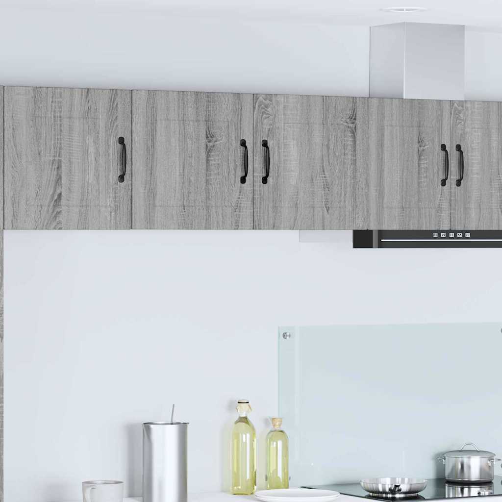 vidaXL Küchenwandschrank Graues Sonoma 80 x 31 x 40 cm Holzwerkstoff