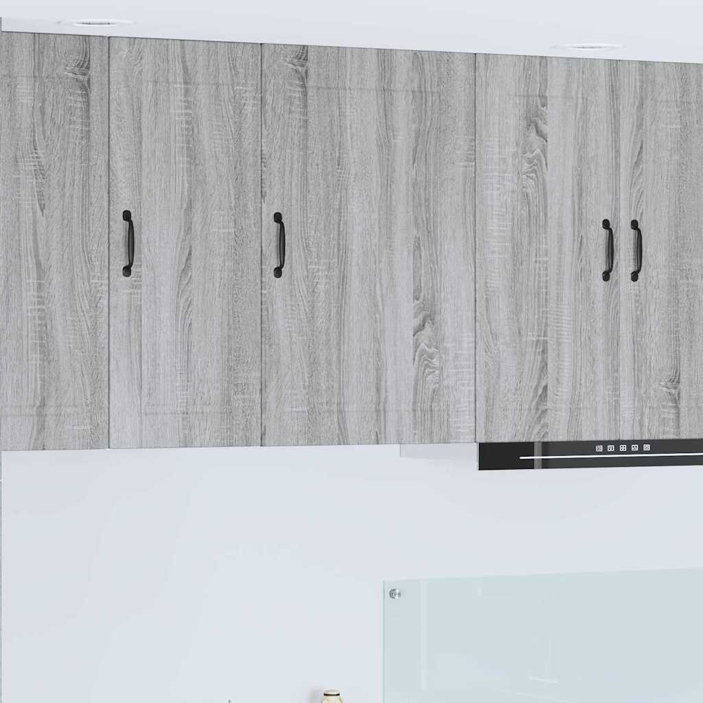 vidaXL Küchenwandschrank Graues Sonoma 50 x 31 x 80 cm Holzwerkstoff