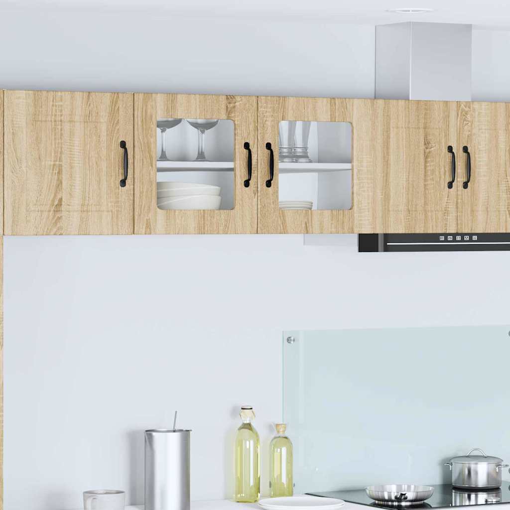vidaXL Küchenwandschrank Sonoma-Eiche 80 x 31 x 40 cm Holzwerkstoff