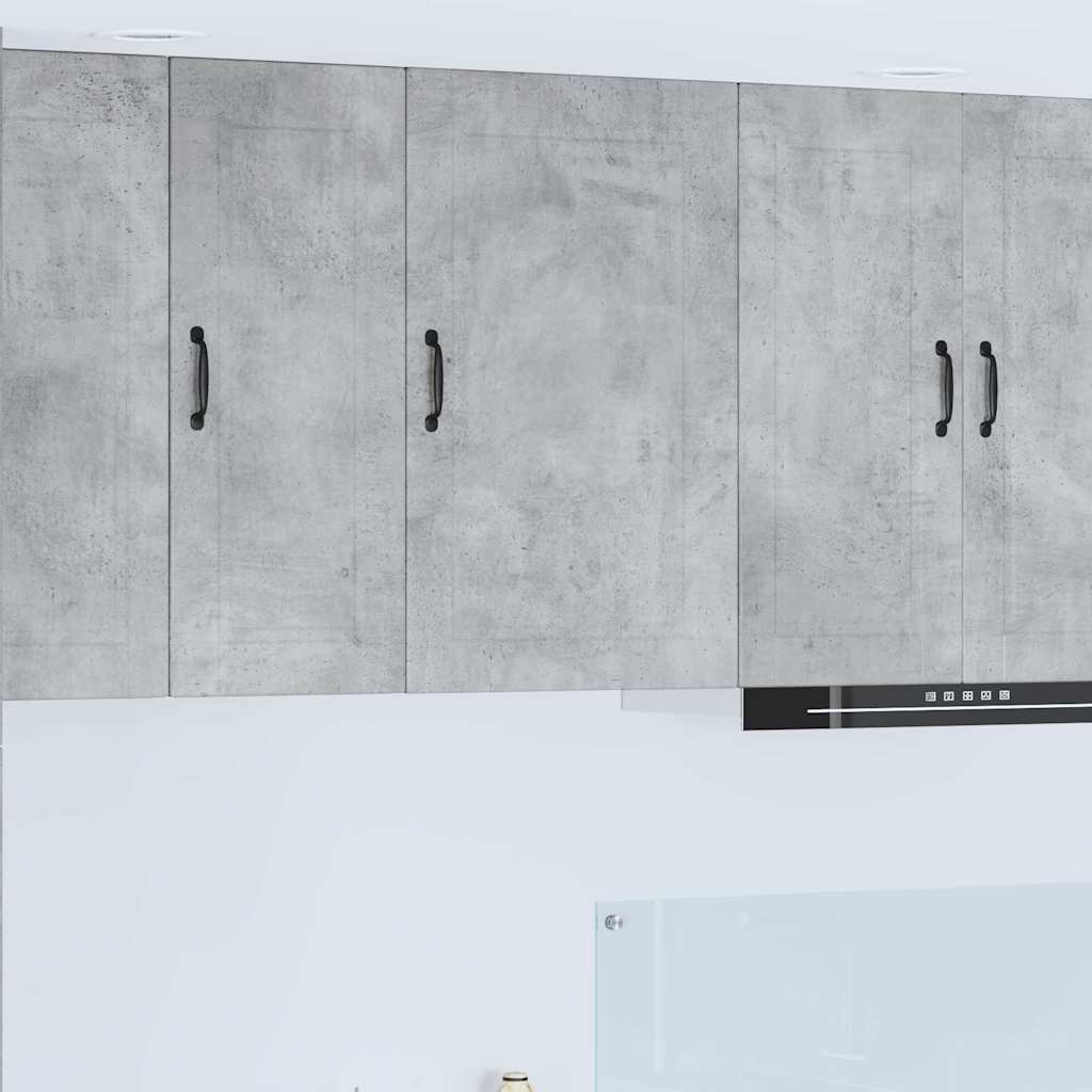vidaXL Küchenwandschrank Beton Grau 50 x 31 x 80 cm Holzwerkstoff