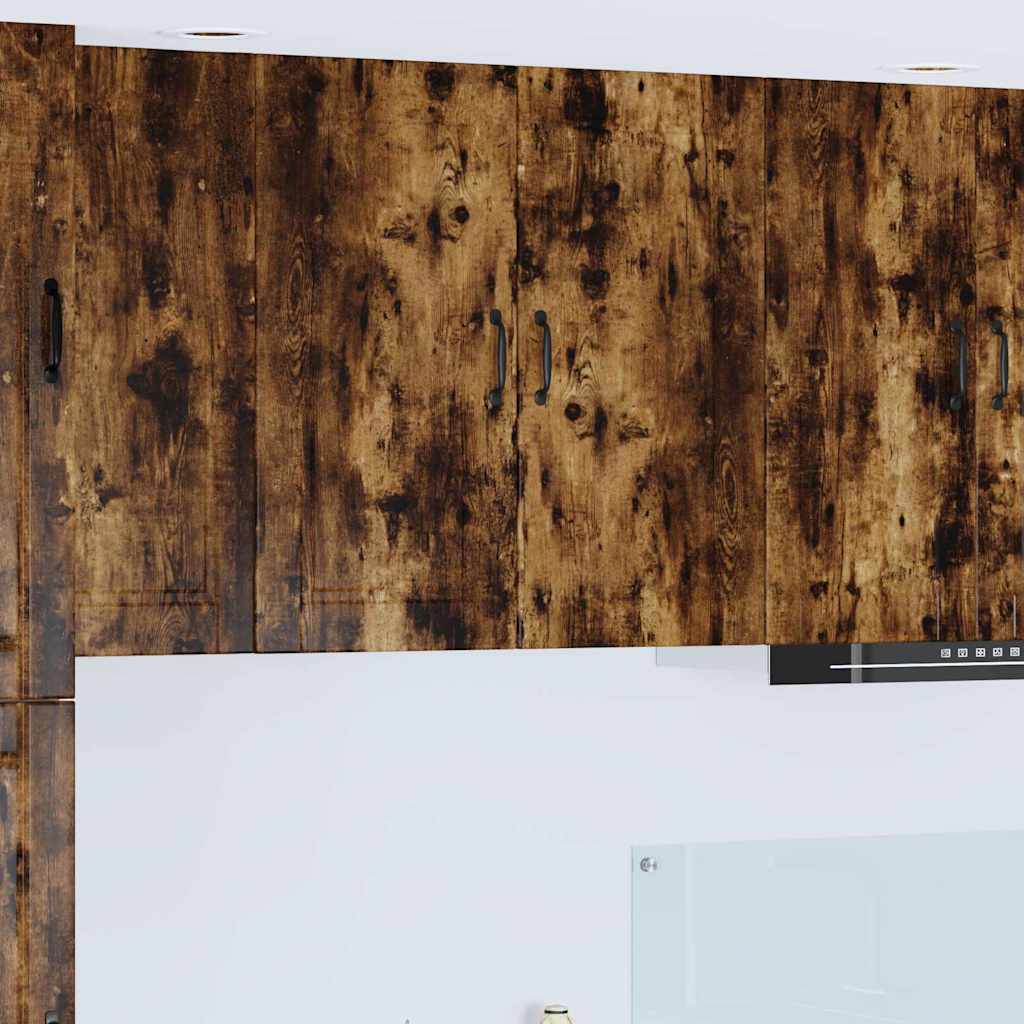 vidaXL Küchenwandschrank mit Regal Geräucherte Eiche 80 x 31 x 80 cm