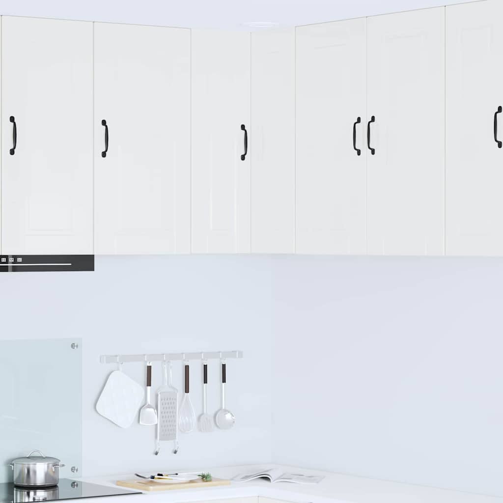 vidaXL Küchenwandschrank Hochglanz Weiß 57 x 57 x 80 cm Holzwerkstoff