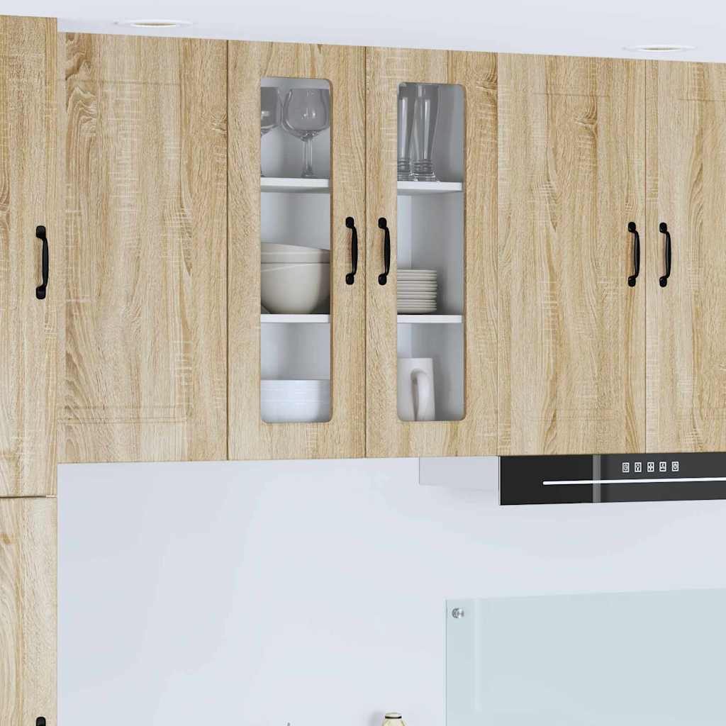 vidaXL Küchenwandschrank Sonoma-Eiche 60 x 31 x 80 cm Holzwerkstoff