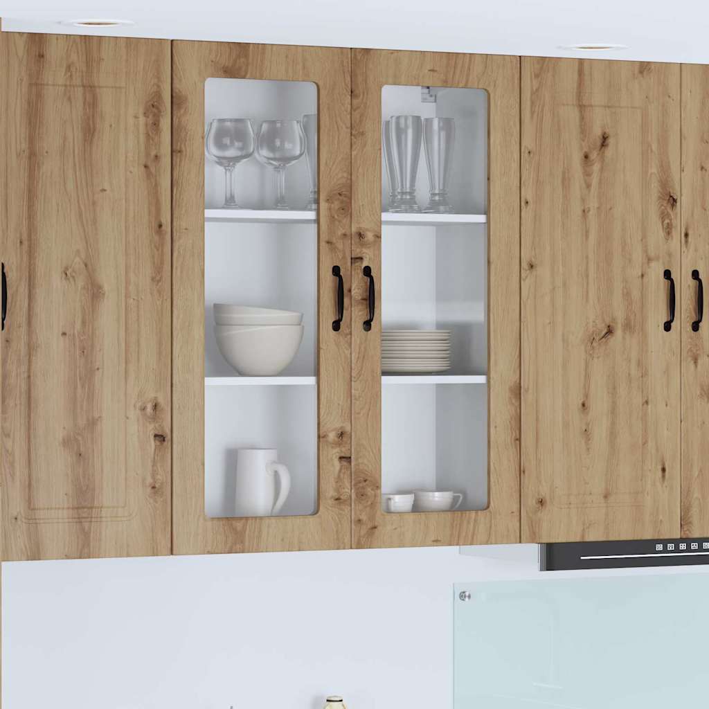 vidaXL Küchenwandschrank Artisan-Eiche 80 x 31 x 100 cm Holzwerkstoff
