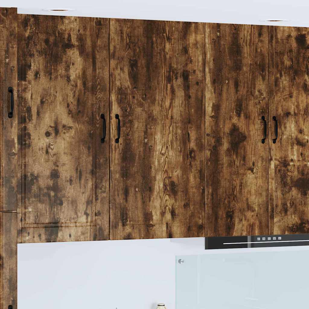 vidaXL Küchenwandschrank mit Regal Geräucherte Eiche 50 x 31 x 100 cm