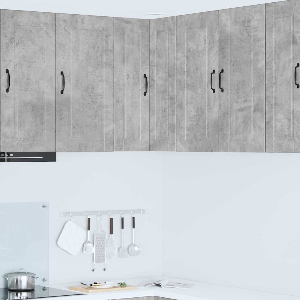 vidaXL Küchenwandschrank Beton Grau 57 x 57 x 80 cm Holzwerkstoff