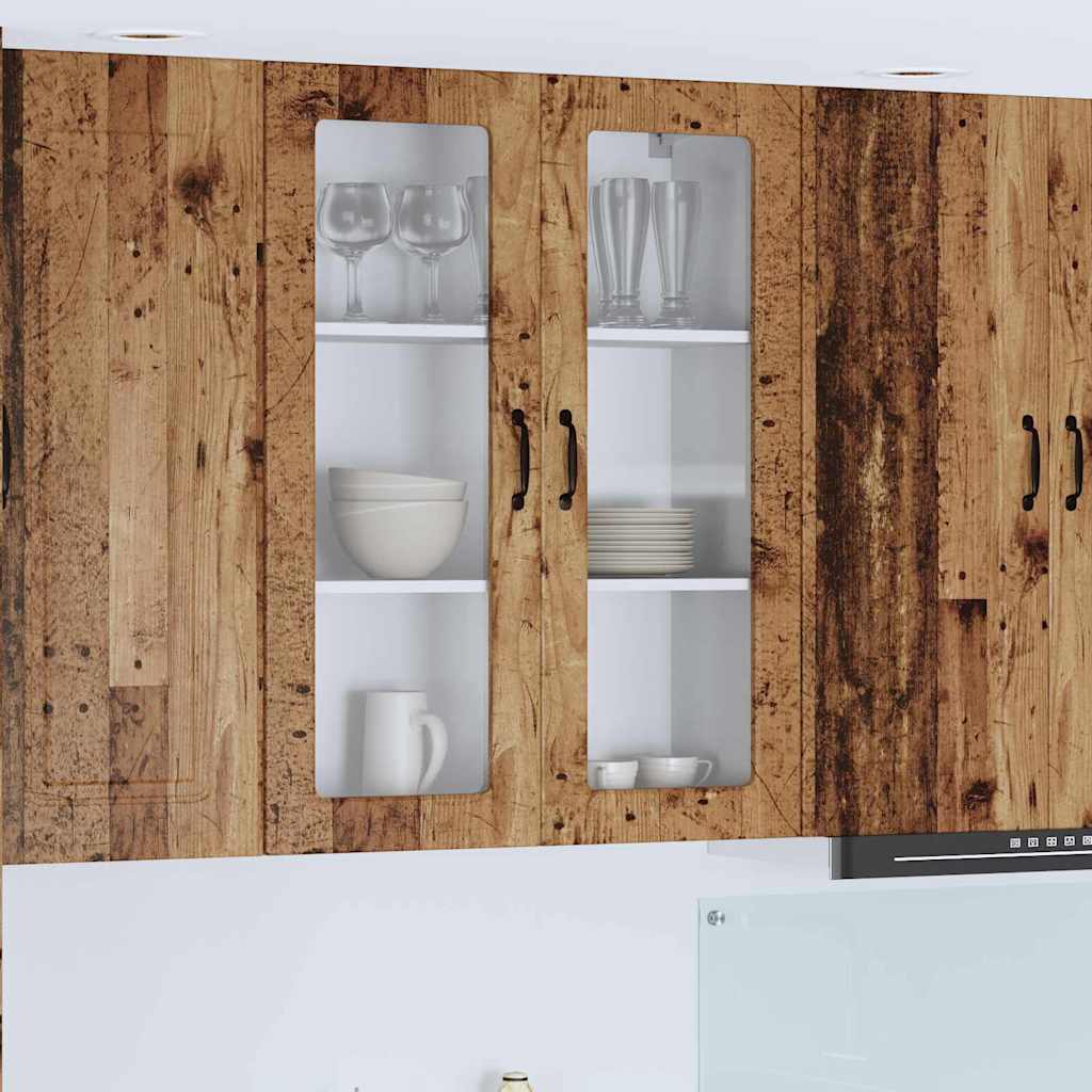 vidaXL Küchenwandschrank Altholz 80 x 31 x 100 cm Holzwerkstoff