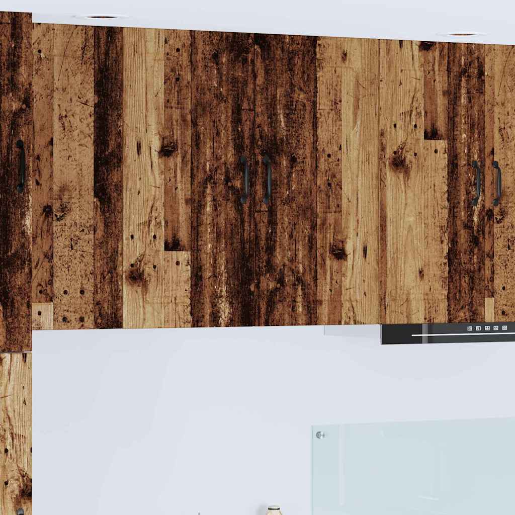 vidaXL Küchenwandschrank mit Tür Altholz 80 x 31 x 80 cm Holzwerkstoff