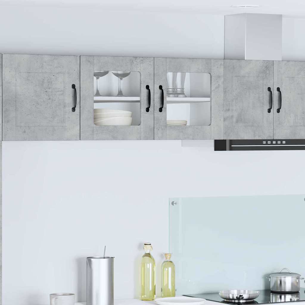 vidaXL Küchenwandschrank Beton Grau 80 x 31 x 40 cm Holzwerkstoff