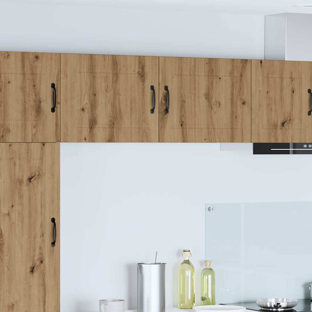 vidaXL Küchenwandschrank mit Regal 2 pcs Artisan-Eiche 50 x 31 x 40 cm