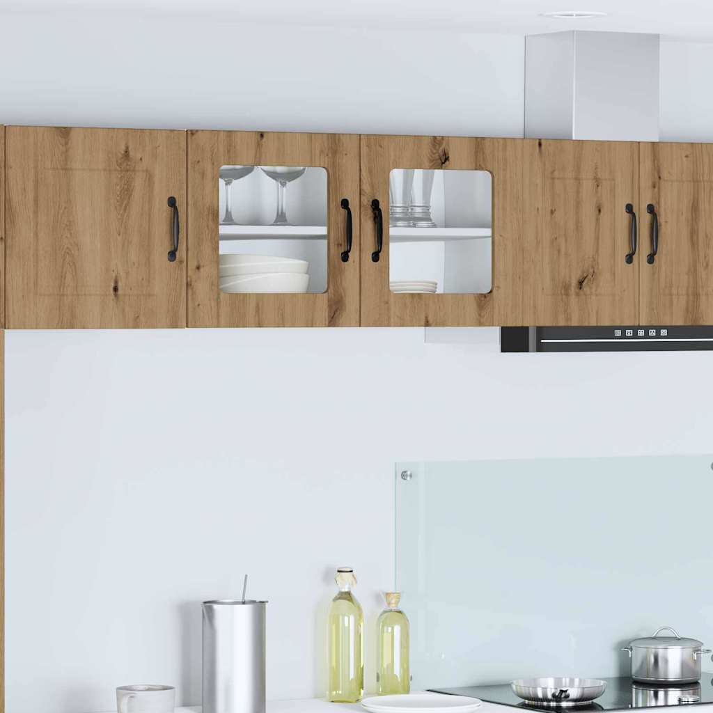 vidaXL Küchenwandschrank Artisan-Eiche 80 x 31 x 40 cm Holzwerkstoff