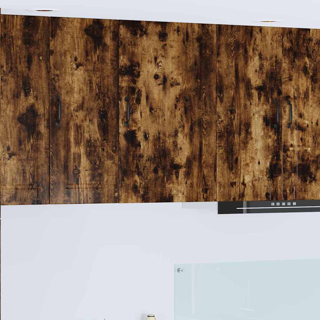 vidaXL Küchenwandschrank mit Regal Geräucherte Eiche 50 x 31 x 80 cm