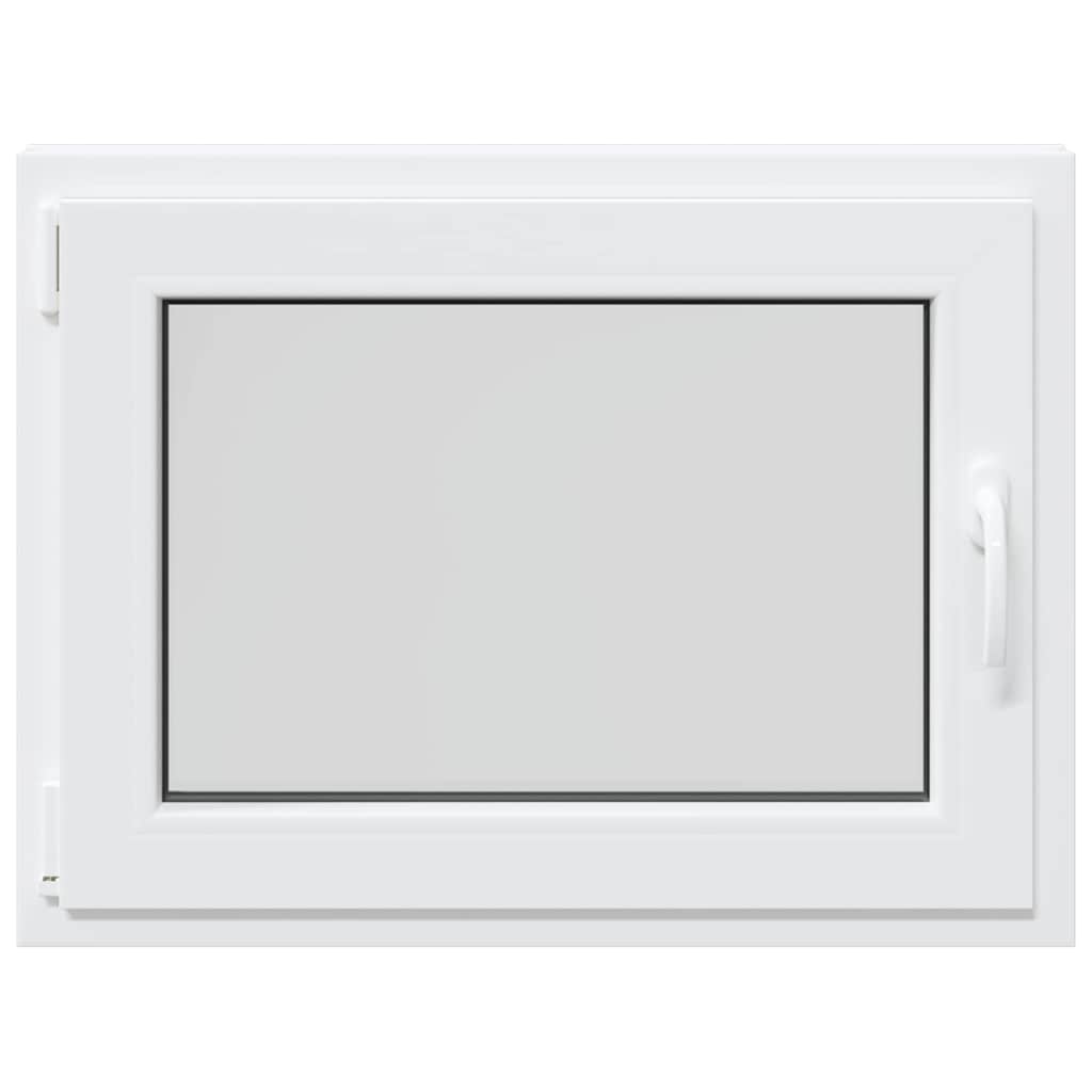 vidaXL Kellerfenster "RISOR" 80x50 cm Drehkipp DIN Links Weiß - Image 5