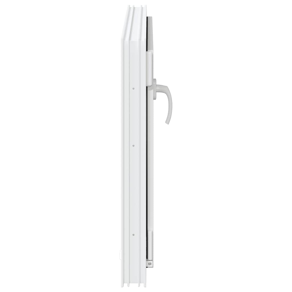 vidaXL Kellerfenster "RISOR" 80x50 cm Drehkipp DIN Links Weiß - Image 6