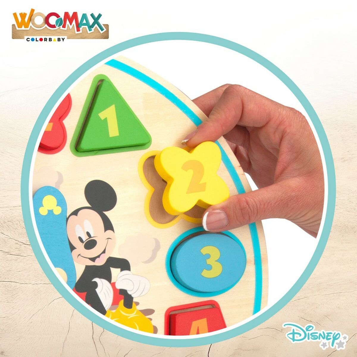 Gioco Educativo Disney Orologio (6 Unità) - Image 4