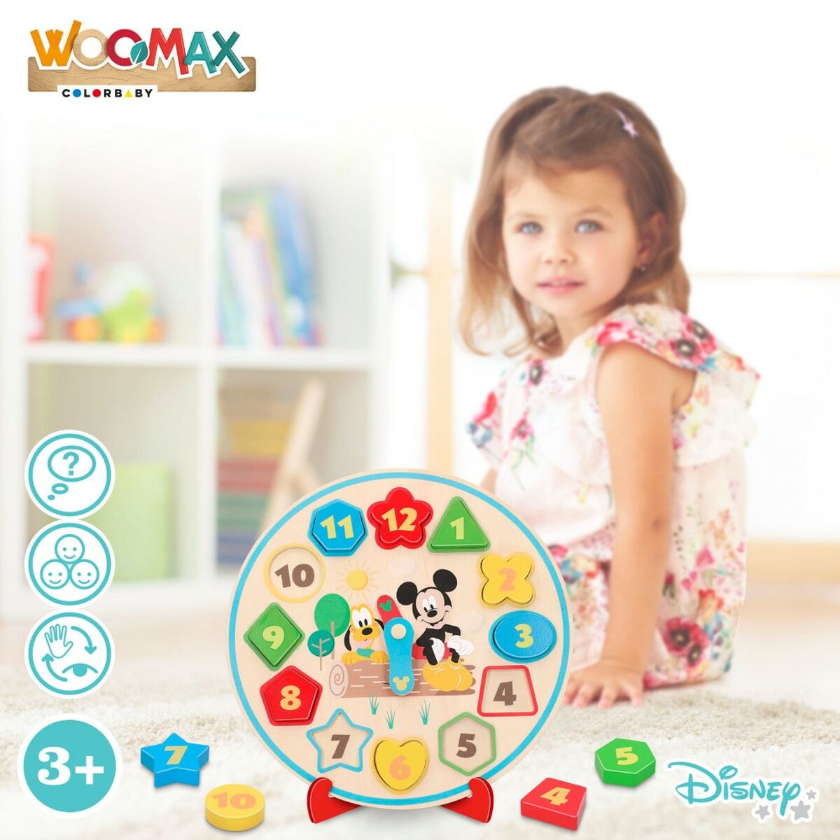 Gioco Educativo Disney Orologio (6 Unità) - Image 6