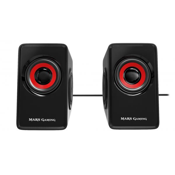 Altoparlanti per Giochi Mars Gaming MS1 Nero Rosso/Nero 10 W