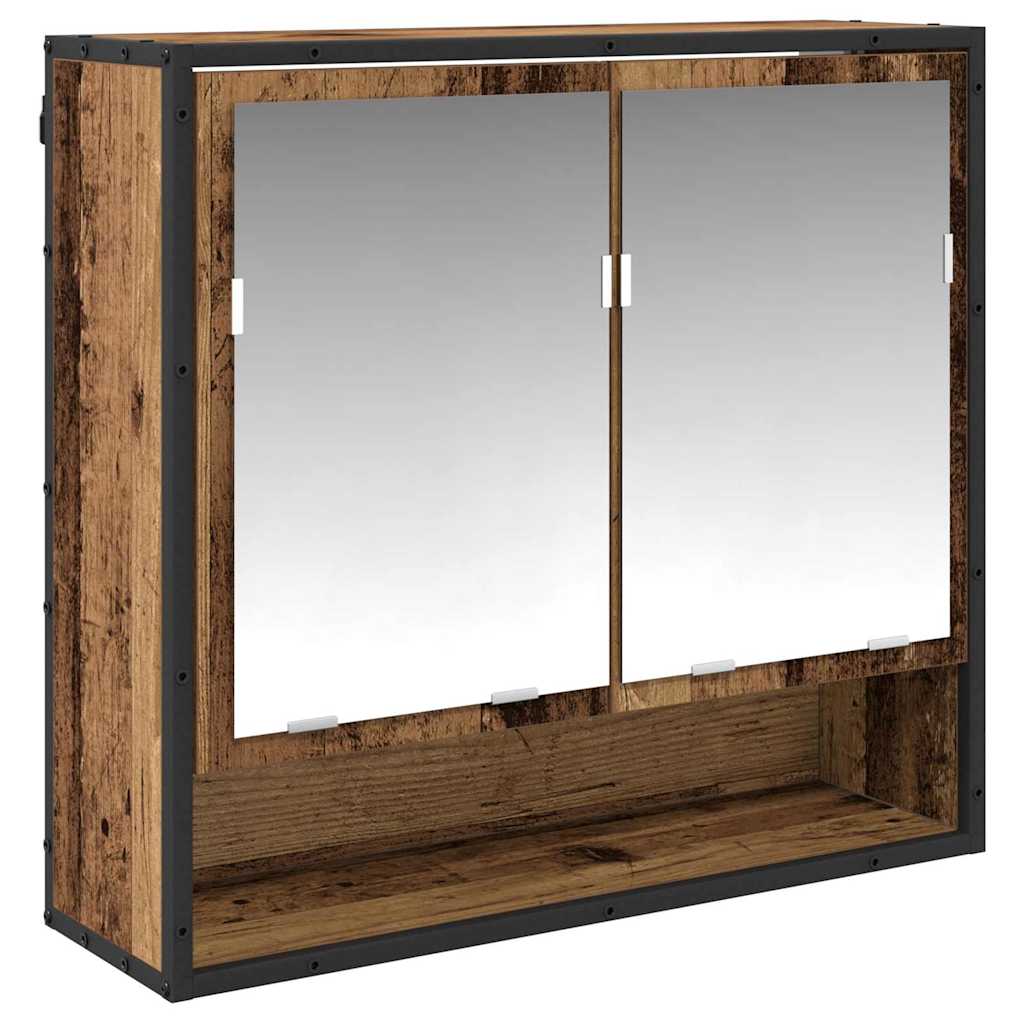 vidaXL Ensemble de mobilier de salle de bain 3 pcs Bois Ancien - Image 6