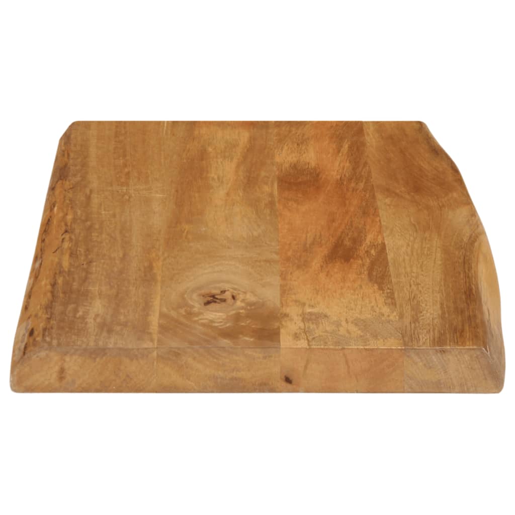 vidaXL Tablero de mesa borde natural madera maciza mango 60x40x2,5 cm - Image 4