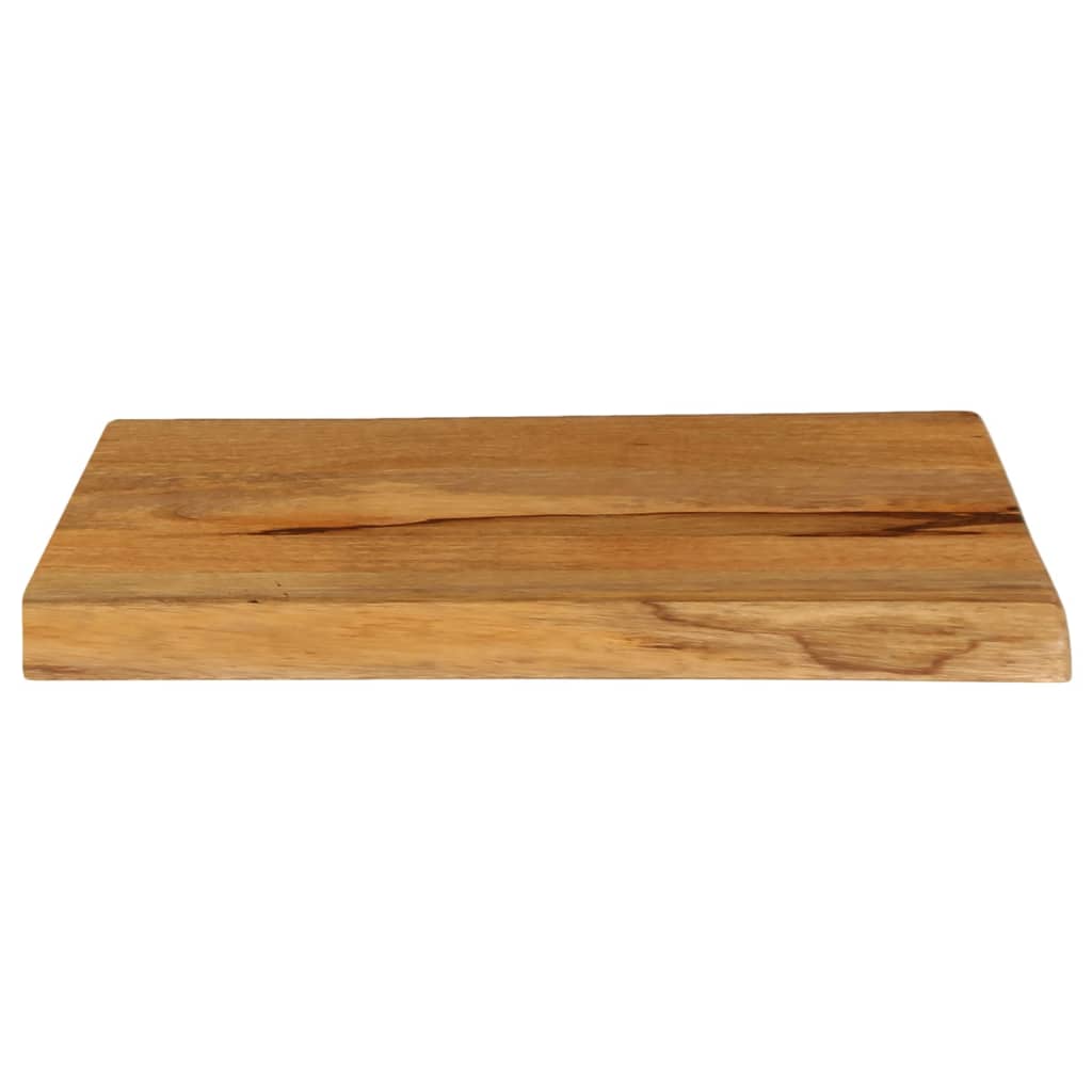 vidaXL Tablero de mesa borde natural madera maciza mango 60x40x2,5 cm - Image 3