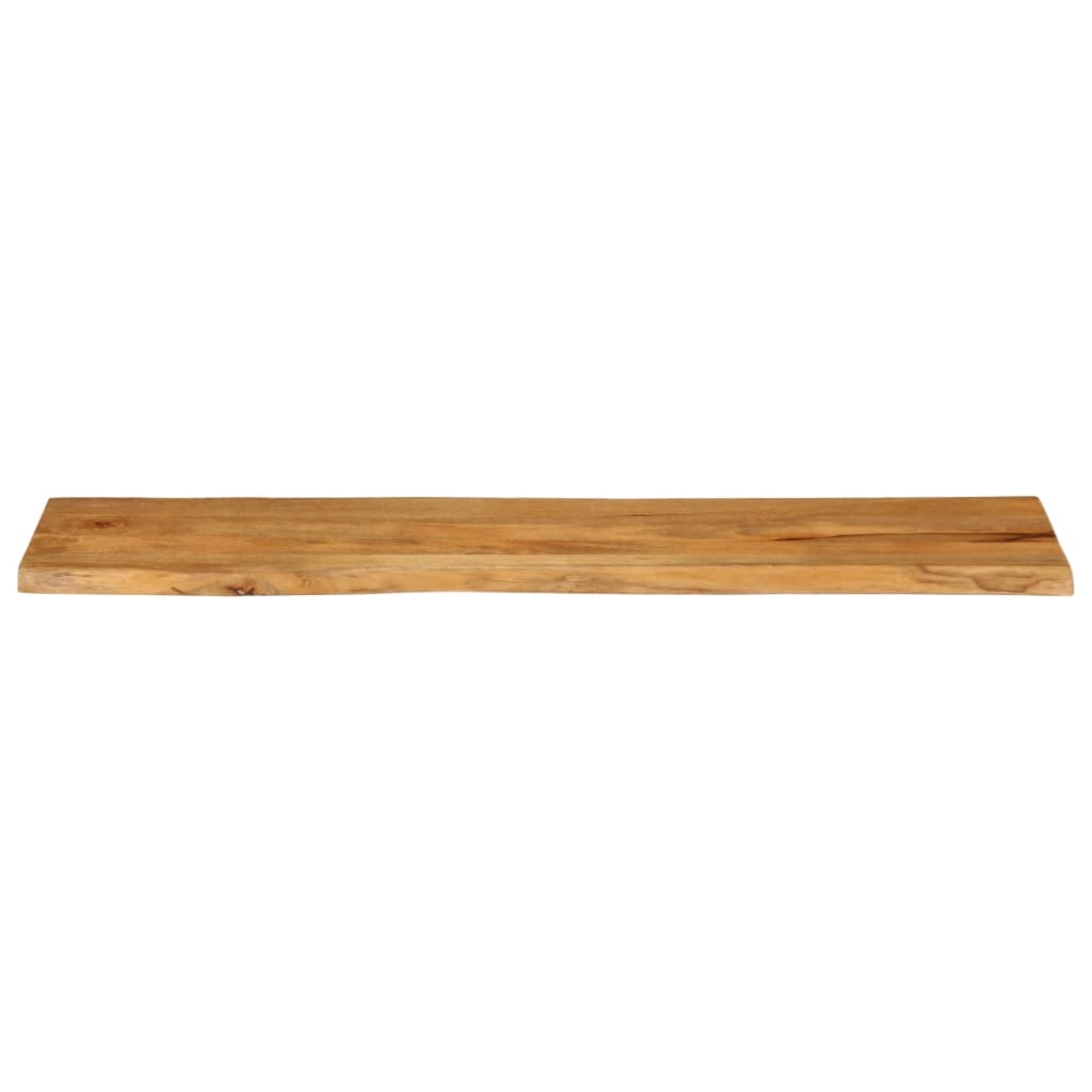 vidaXL Tablero de mesa borde natural madera maciza mango 180x40x2,5 cm - Image 3