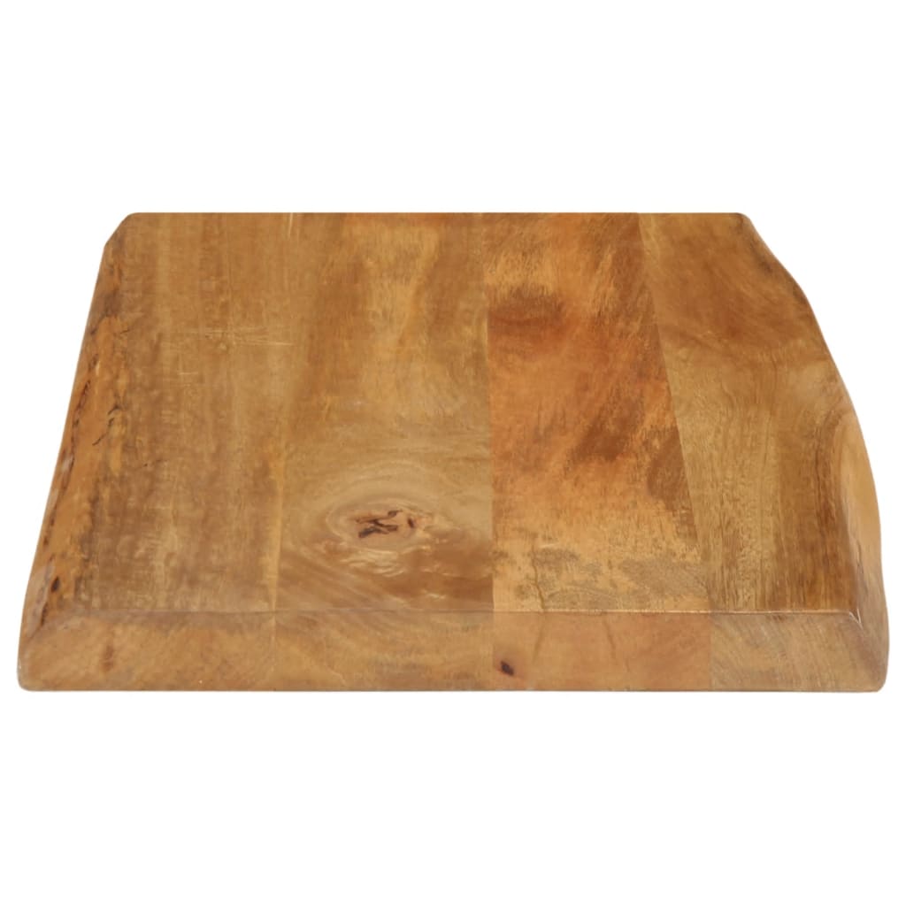vidaXL Tablero de mesa borde natural madera maciza mango 50x40x2,5 cm - Image 4
