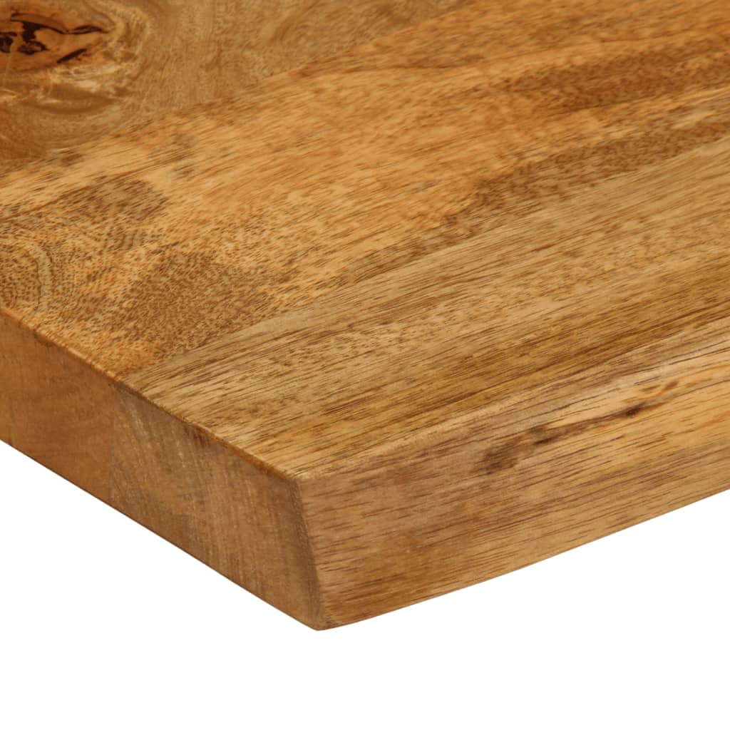 vidaXL Tablero de mesa borde natural madera maciza mango 70x40x2,5 cm - Image 6