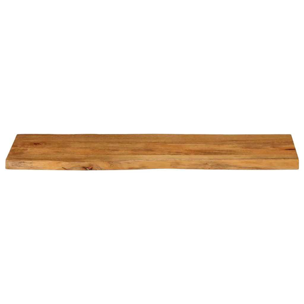 vidaXL Tablero de mesa borde natural madera maciza mango 120x40x2,5 cm - Image 3