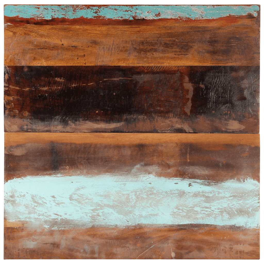 vidaXL Tablero mesa cuadrada madera reciclada maciza 80x80 cm 25-27 mm