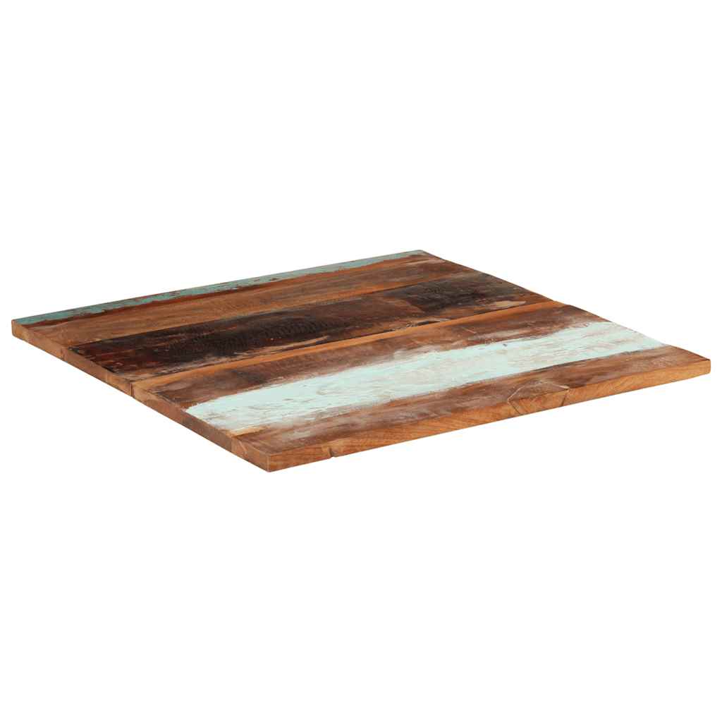 vidaXL Tablero mesa cuadrada madera reciclada maciza 80x80 cm 25-27 mm - Image 5