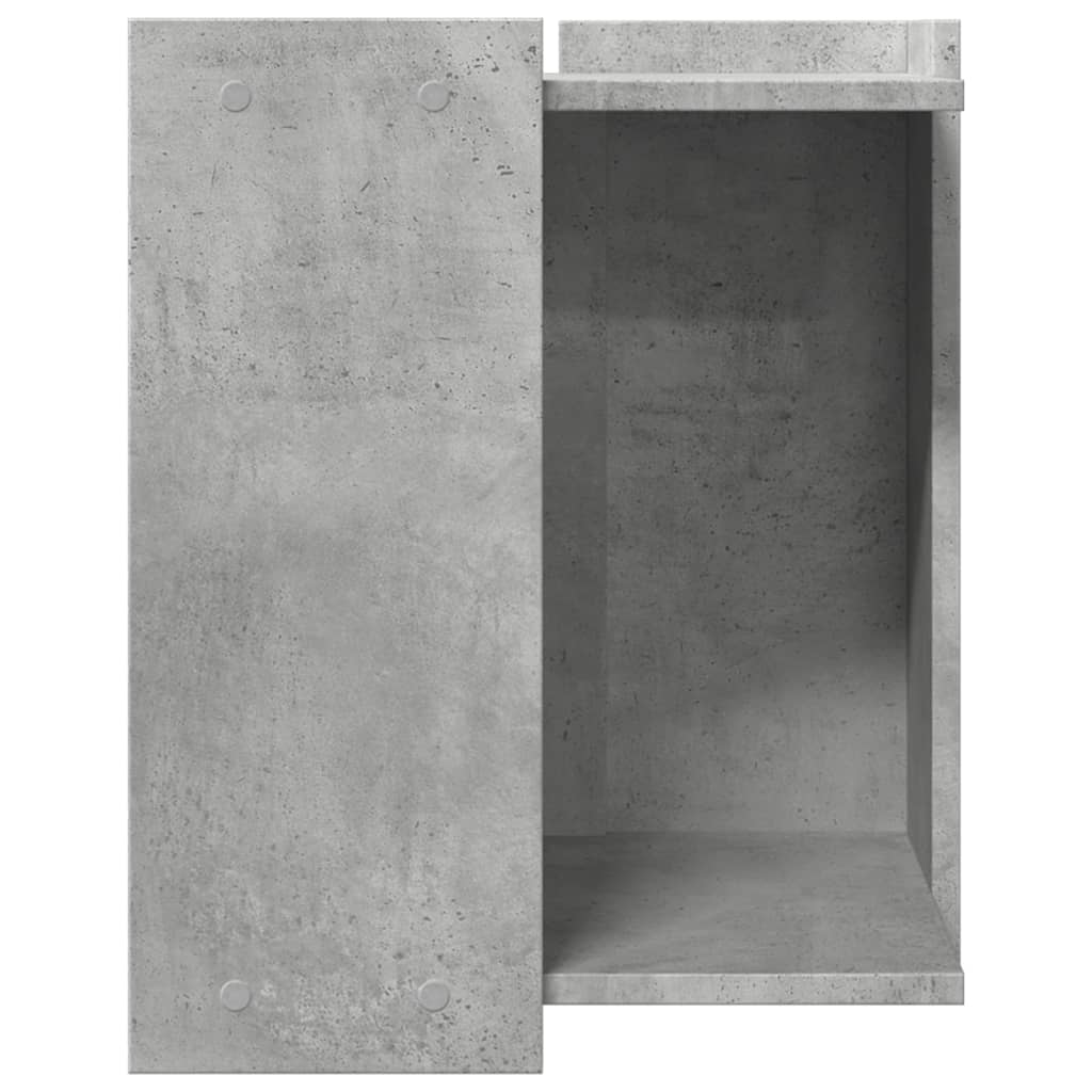 vidaXL Katzenklo Betongrau 42x42x51 cm Holzwerkstoff - Image 5