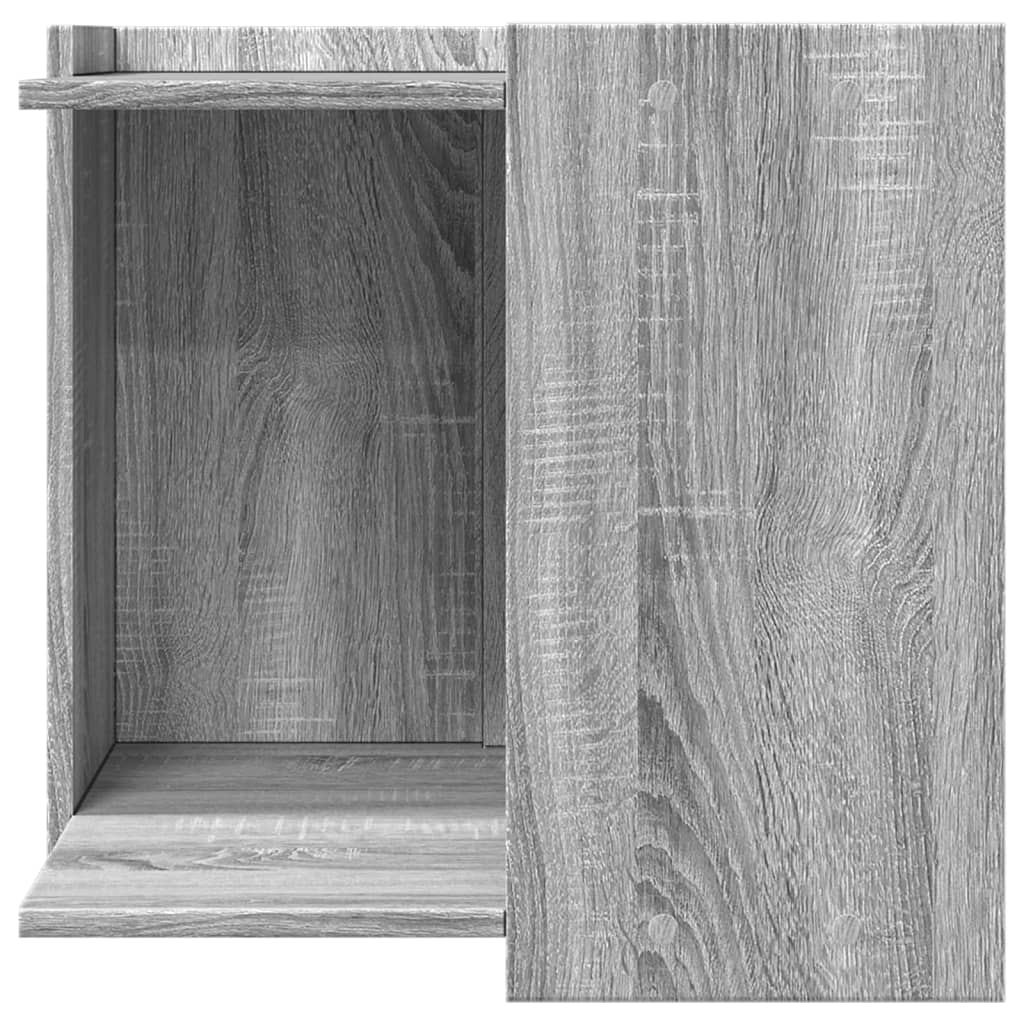 vidaXL Katzenklo Grau Sonoma 53x53x51 cm Holzwerkstoff - Image 4