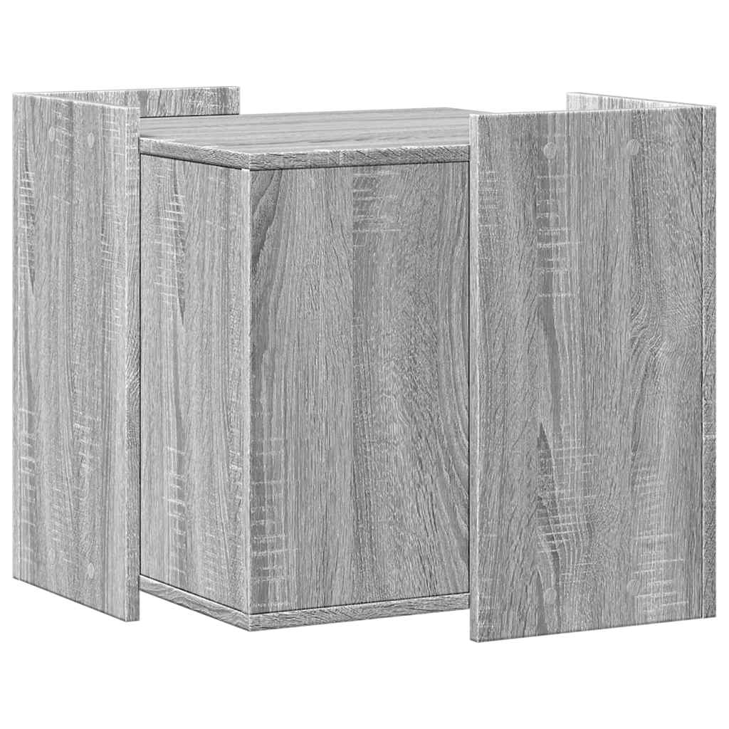 vidaXL Katzenklo Grau Sonoma 53x53x51 cm Holzwerkstoff - Image 6
