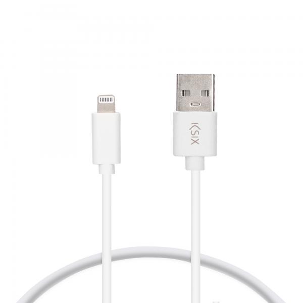 Cavo USB a Lightning KSIX Apple-compatible Bianco Dimensioni:1 m