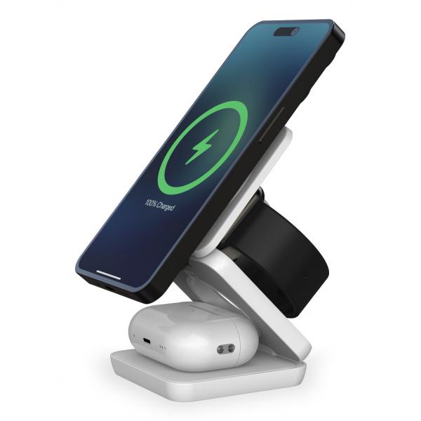 Caricabatterie Senza Fili KSIX Cube 3en1