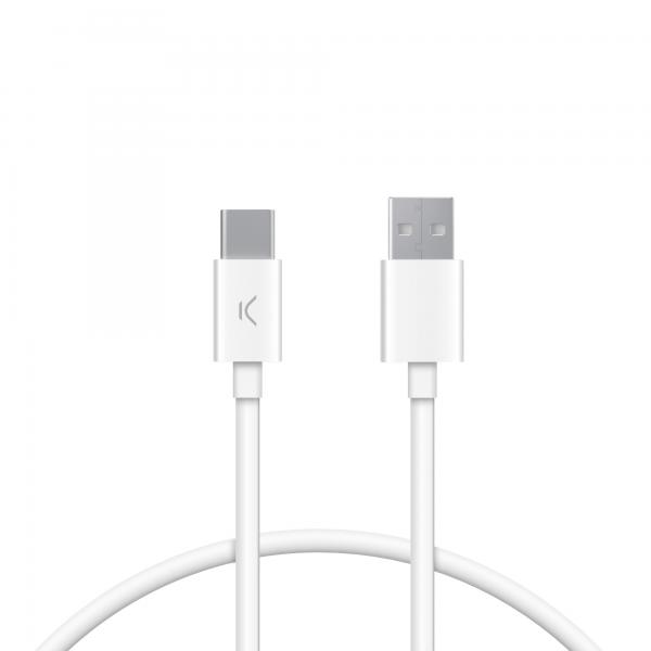 Cavo USB A con USB C KSIX BXCUC03BL