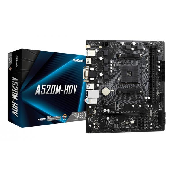 Scheda Madre ASRock A520M-HDV AMD A520