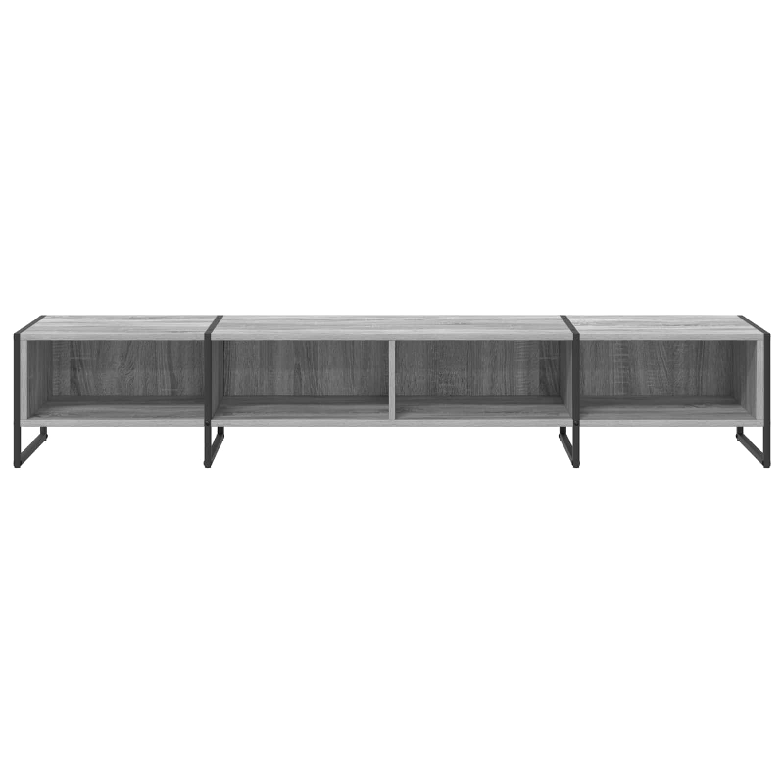 vidaXL Meuble TV Gris Sonoma 170,5 x 36 x 30,5 cm Bois d'ingénierie - Image 5