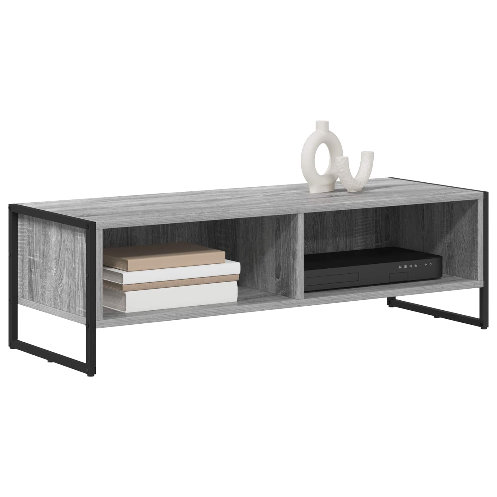 vidaXL Meuble TV Gris Sonoma 100 x 36,5 x 30,5 cm Bois d'ingénierie - Image 3