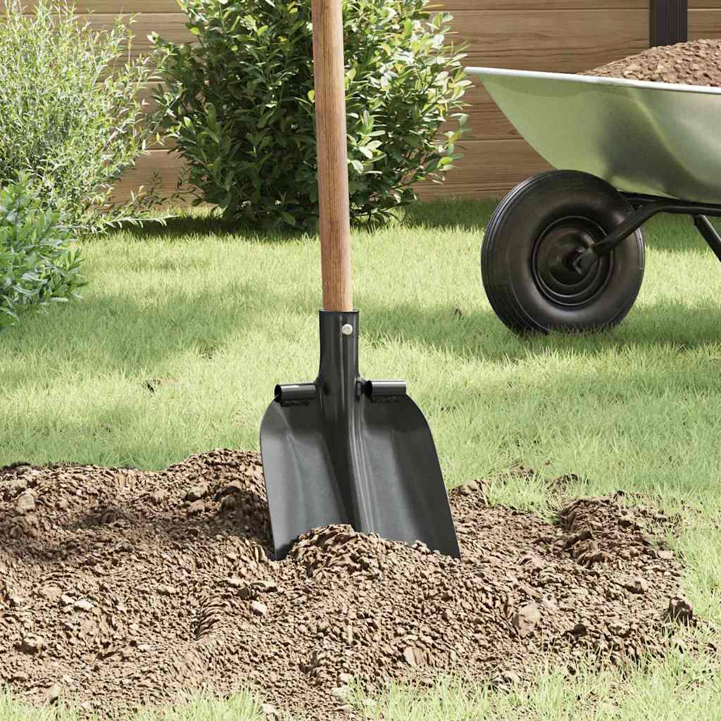 vidaXL Tête de pelle Argent 33 x 21 cm Acier enduit de poudre