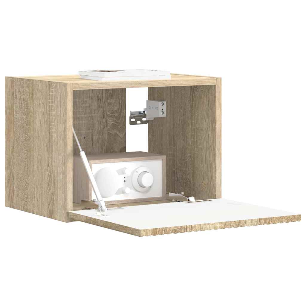 vidaXL Mueble de TV Montado en la Pared Sonoma 60 x 31 x 29.5 cm - Image 3