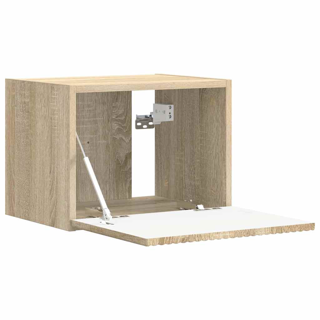 vidaXL Mueble de TV Montado en la Pared Sonoma 60 x 31 x 29.5 cm - Image 5