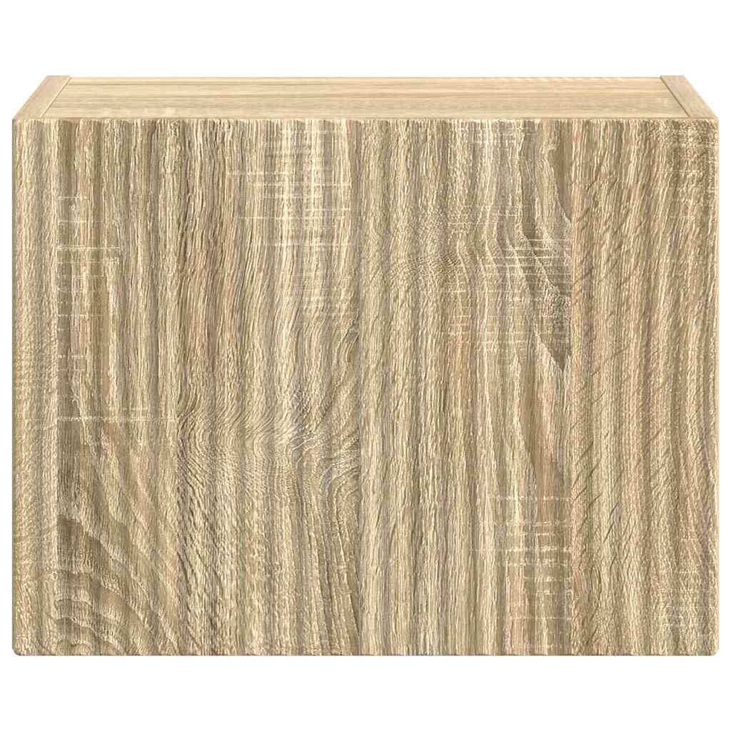vidaXL Mueble de TV Montado en la Pared Sonoma 60 x 31 x 29.5 cm - Image 6