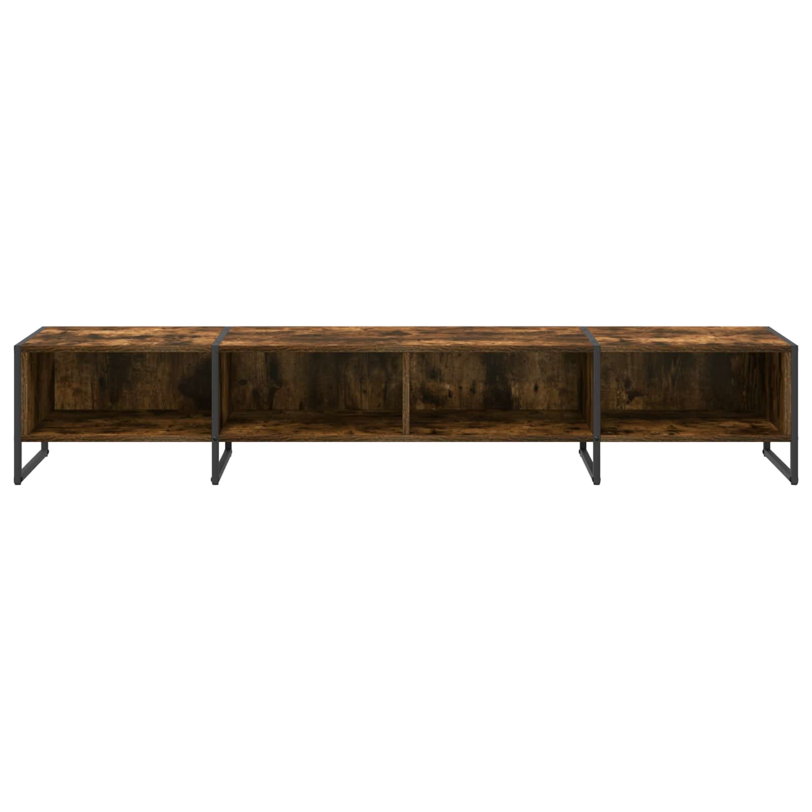 vidaXL Gabinete de TV Roble Humo 170.5 x 36 x 30.5 cm - Image 5