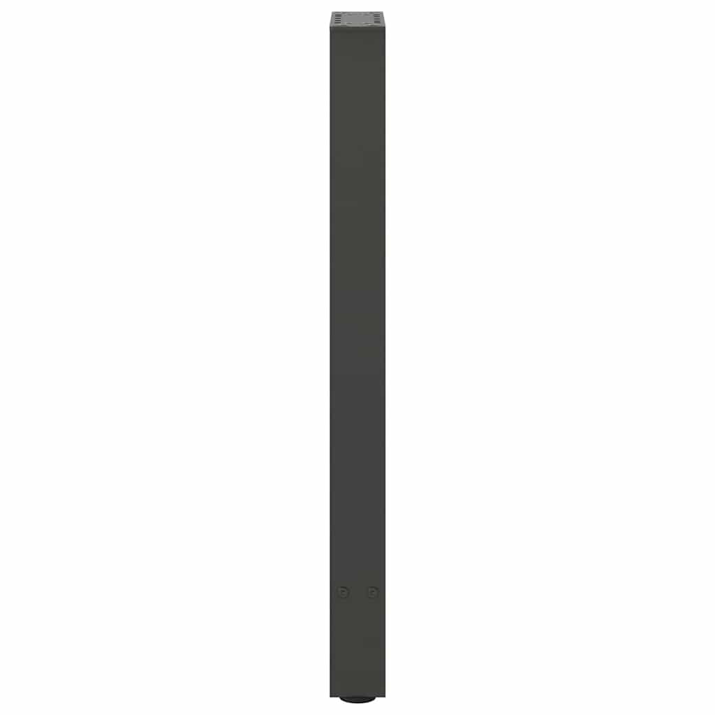 vidaXL Patas para consola antracita (2 unidades, 28 x 72-73 cm, acero) - Image 6