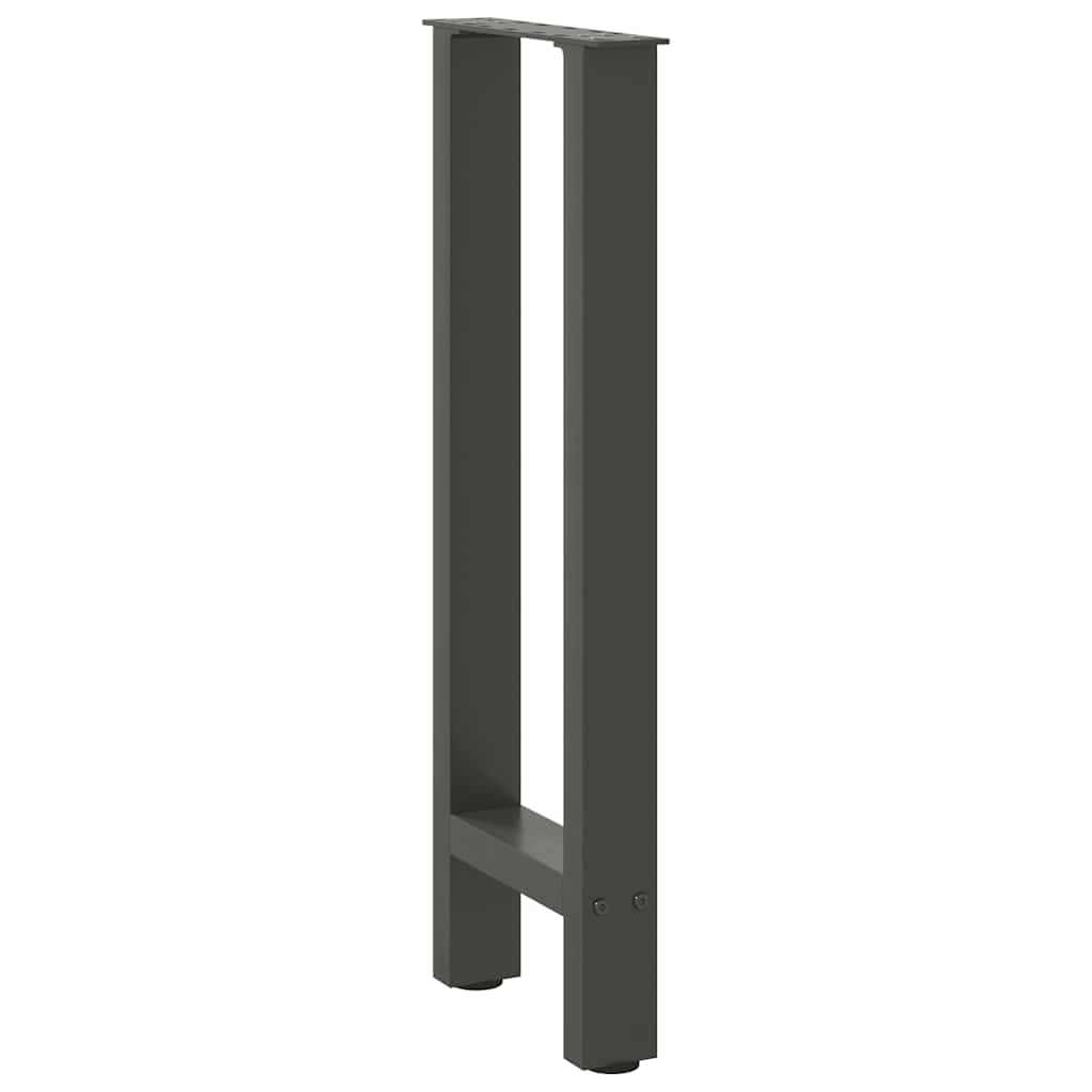 vidaXL Patas para consola antracita (2 unidades, 38 x 72-73 cm, acero) - Image 4