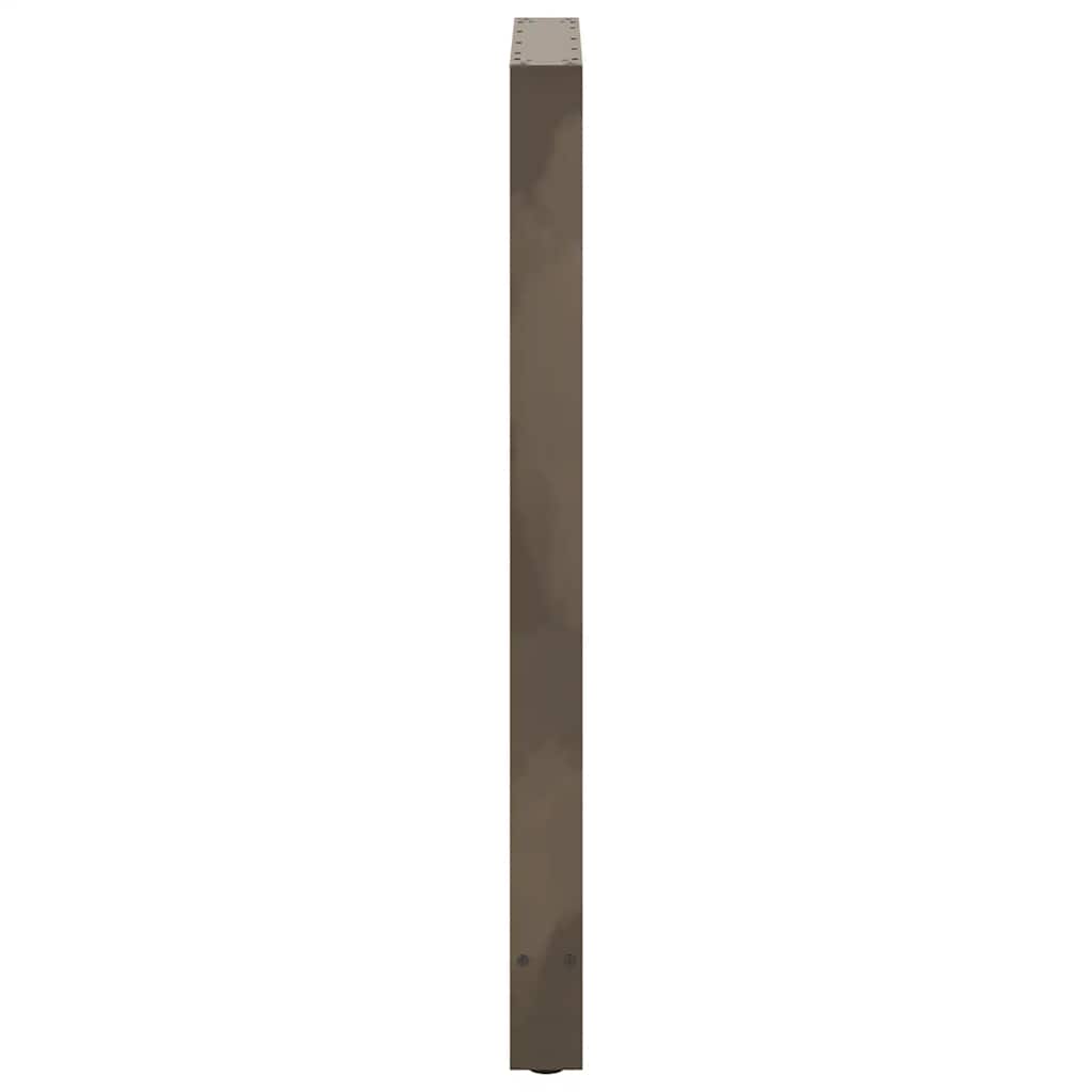 vidaXL Patas para mesa de bar de acero natural (2 unidades, 60 x 110-111 cm) - Image 6