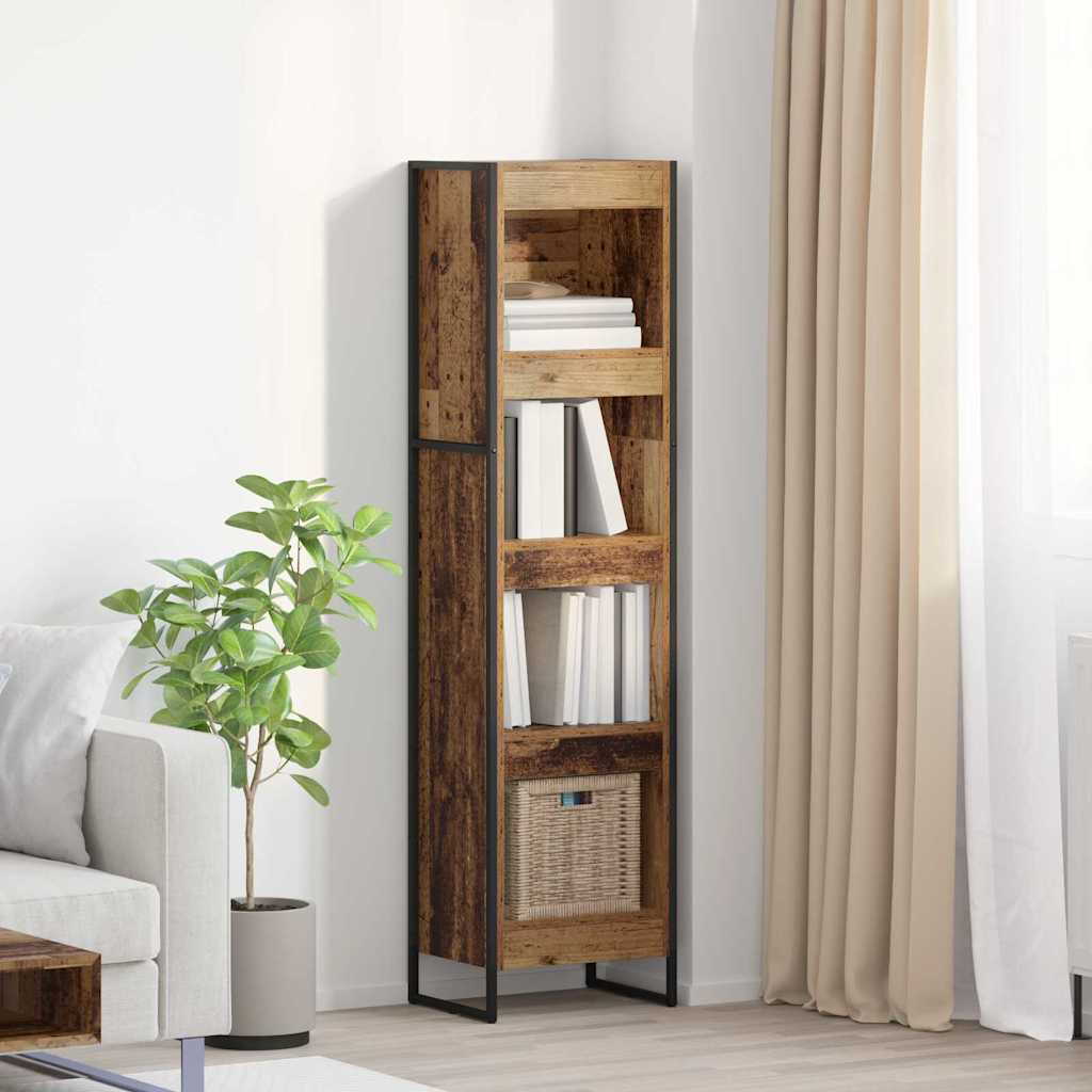 vidaXL Bücherregal Altholz 80 x 30 x 155 cm Holzwerkstoff