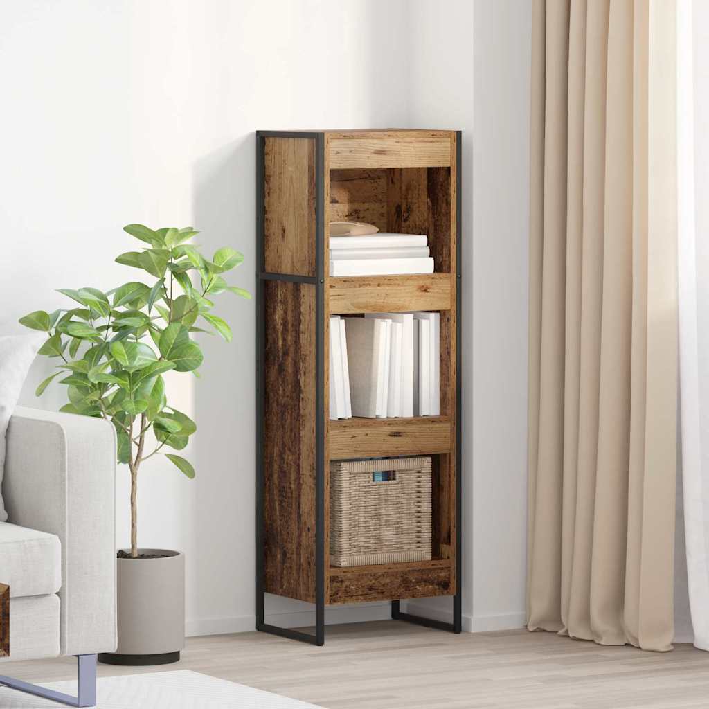 vidaXL Bücherregal Altholz 80 x 30 x 155 cm Holzwerkstoff